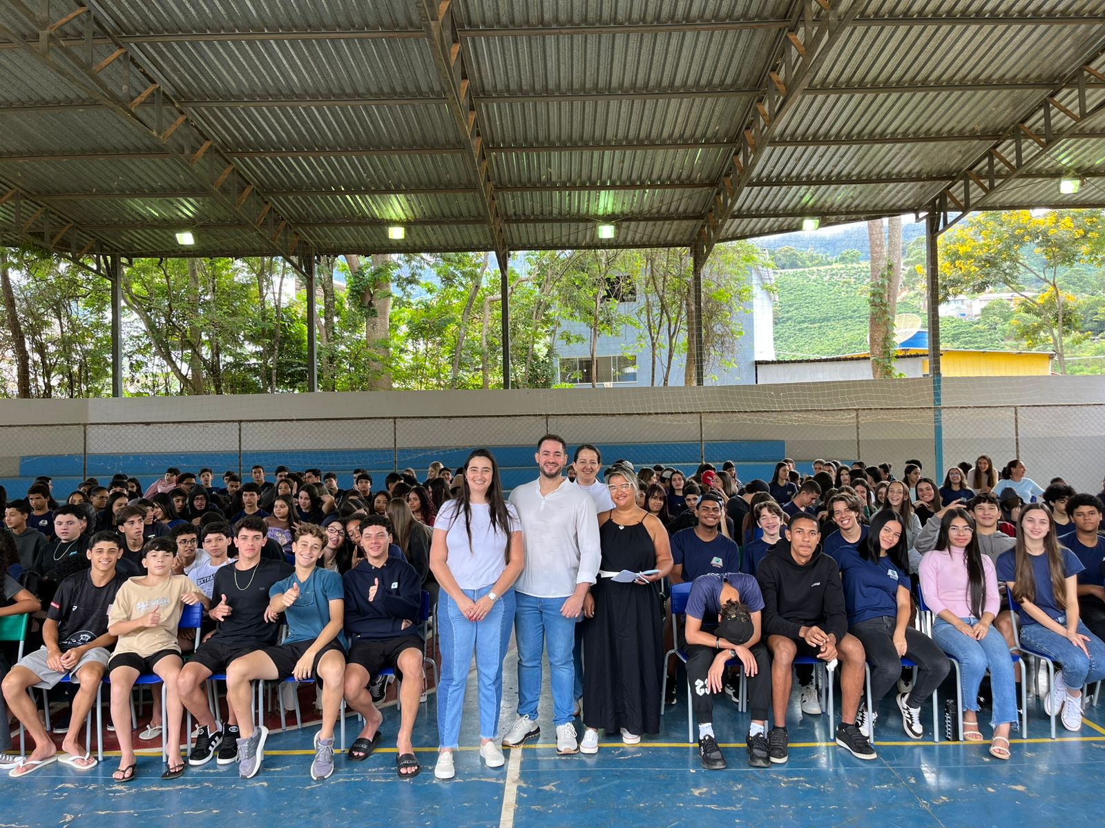 Palestra sobre “Gravidez na Adolescência” Escola Estadual.
