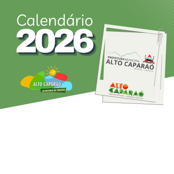 Prefeitura de Alto Caparaó divulga calendário de eventos turísticos para 2026